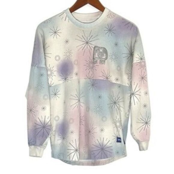Disney 100th Anniversary Jersey  Pink and Purple Tie-Dye  preowned - Picture 5 of 10